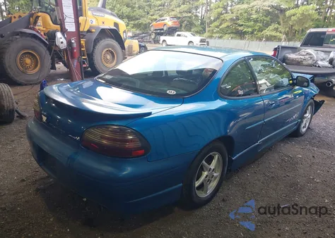 1998 Pontiac Grand Prix Gt from USA, damaged, VIN 1G2WP1218WF309100